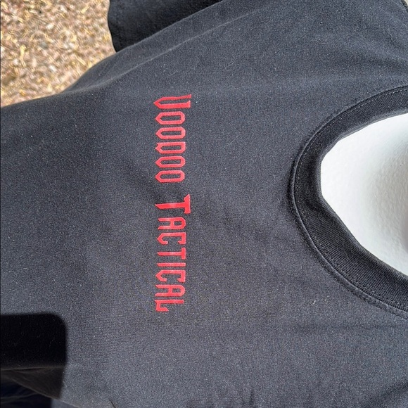 Voodoo Tactical Black T-Shirt Size M Pre-fitted - Picture 2 of 6